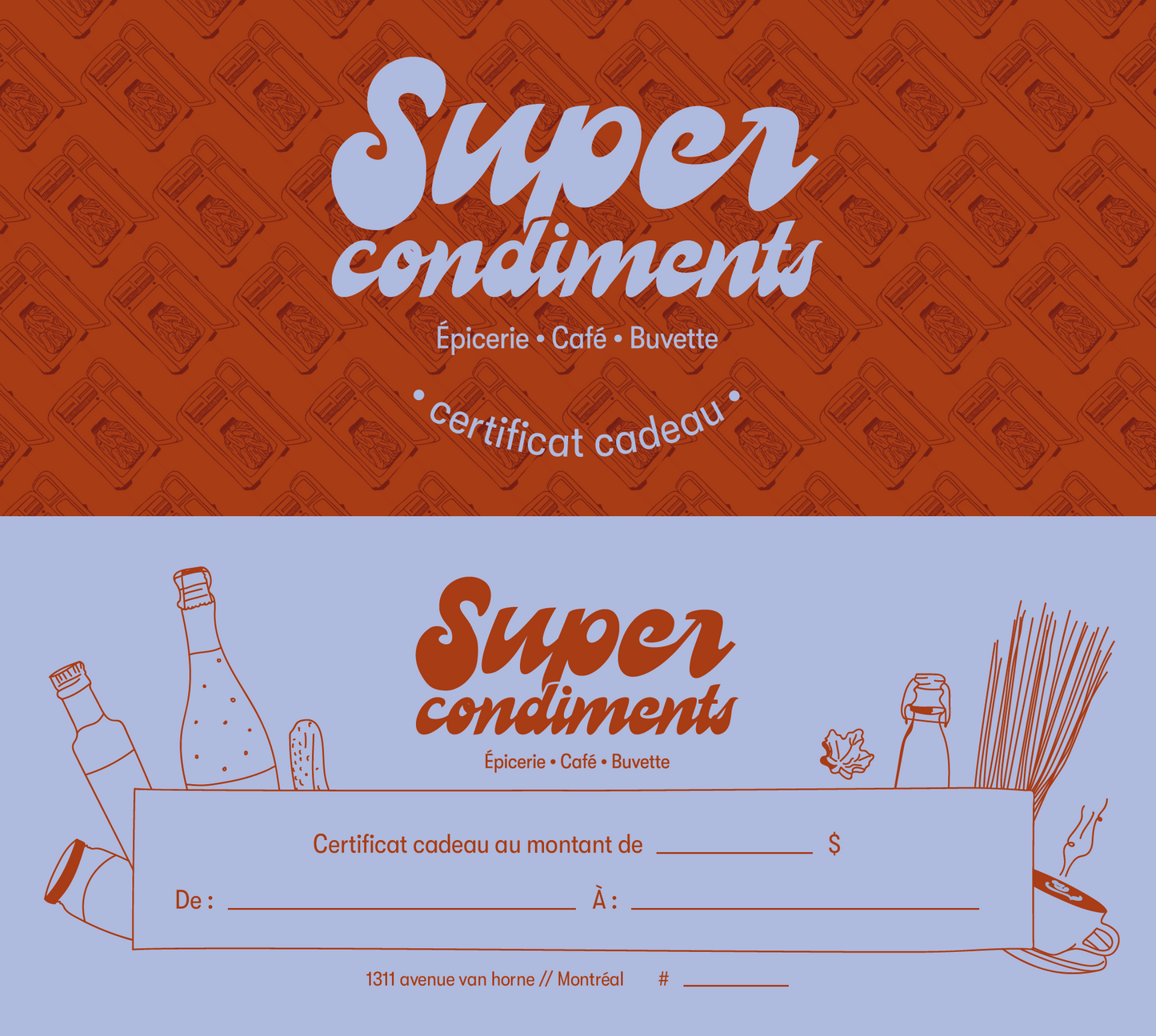 Carte-cadeau - Super Condiments